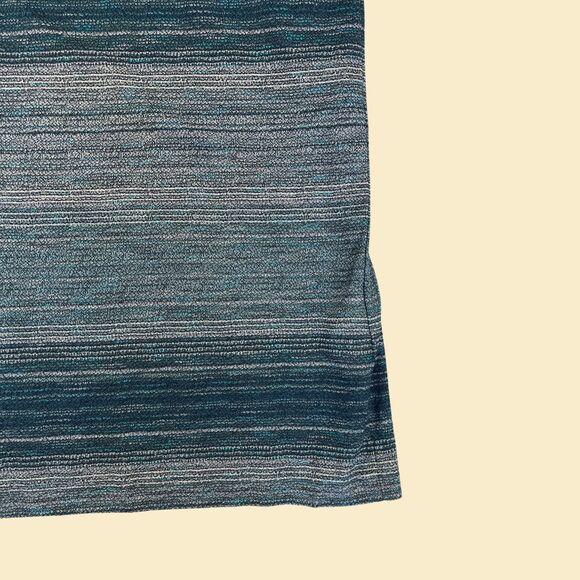 90s/Y2K Raffi Linea Uomo mens XL shirt, vintage new old stock Italian teal shirt - Picture 8 of 8